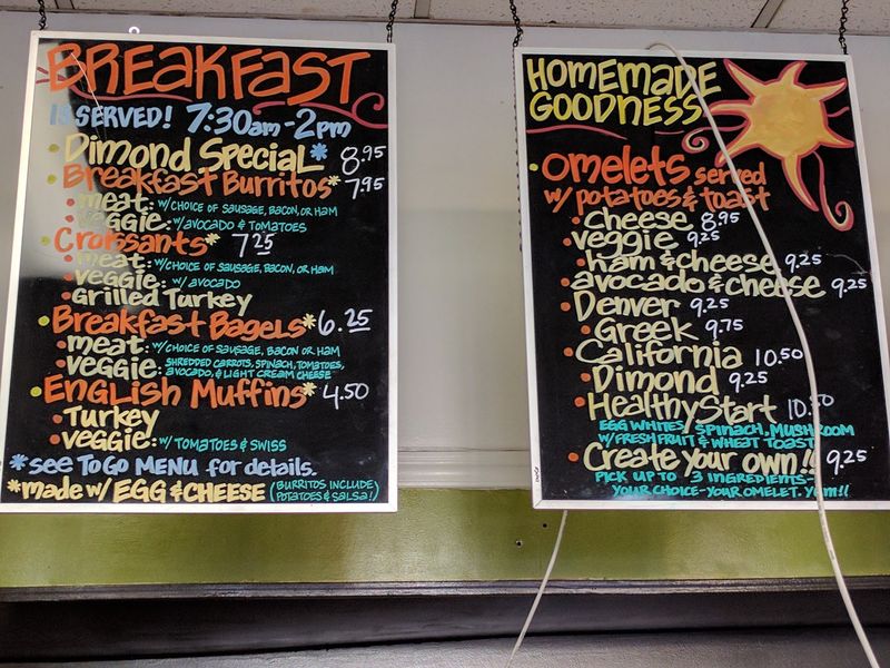 The Breakfast and Homemade Goodness chalkboards